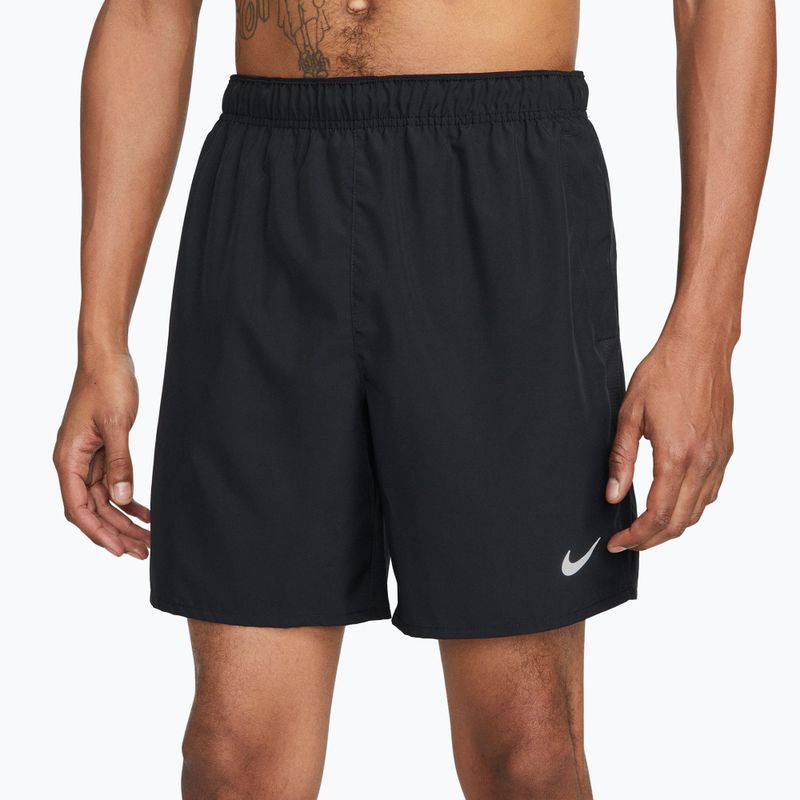 Spodenki męskie Nike Challenger Dri-Fit black/black/black 4