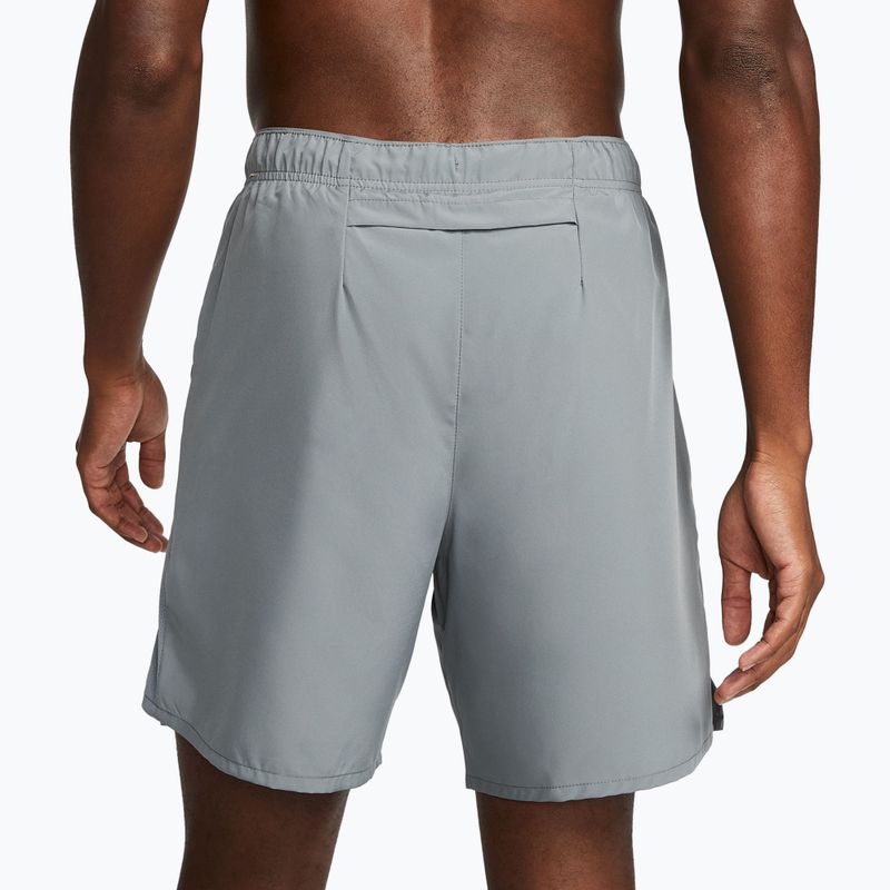 Spodenki męskie Nike Dri-Fit Challenger 7" 2in1 smoke grey/dark smoke grey 3