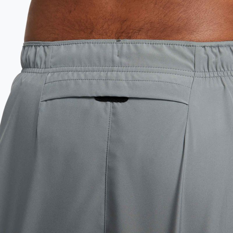 Spodenki męskie Nike Dri-Fit Challenger 7" Brief-Lined smoke grey/smoke grey/black 8