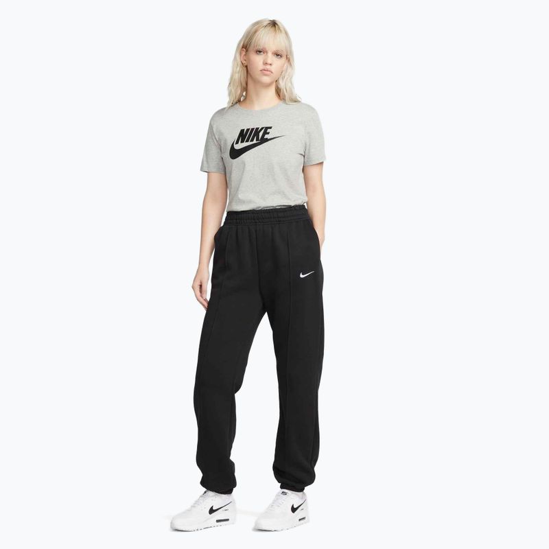 Koszulka damska Nike Sportswear Club Essentials Logo dark grey heather/black 2