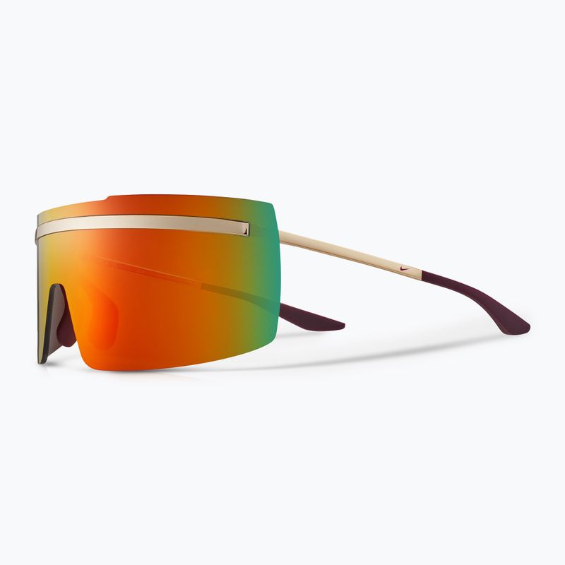 Okulary przeciwsłoneczne Nike Echo Shield gold/ crimson mirror