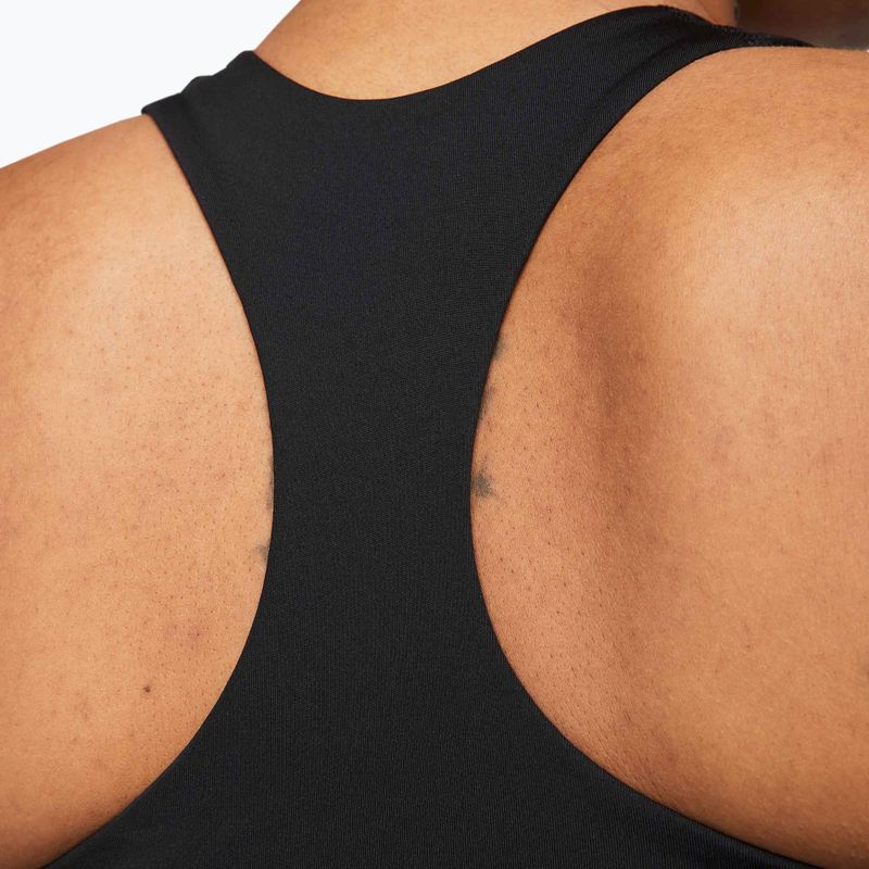 Koszulka damska Nike Swoosh Medium Support Bra black/black/white 5