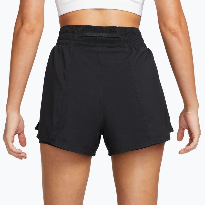 Spodenki damskie Nike One Dri-Fit High-Waisted 3" 2In1 black 4