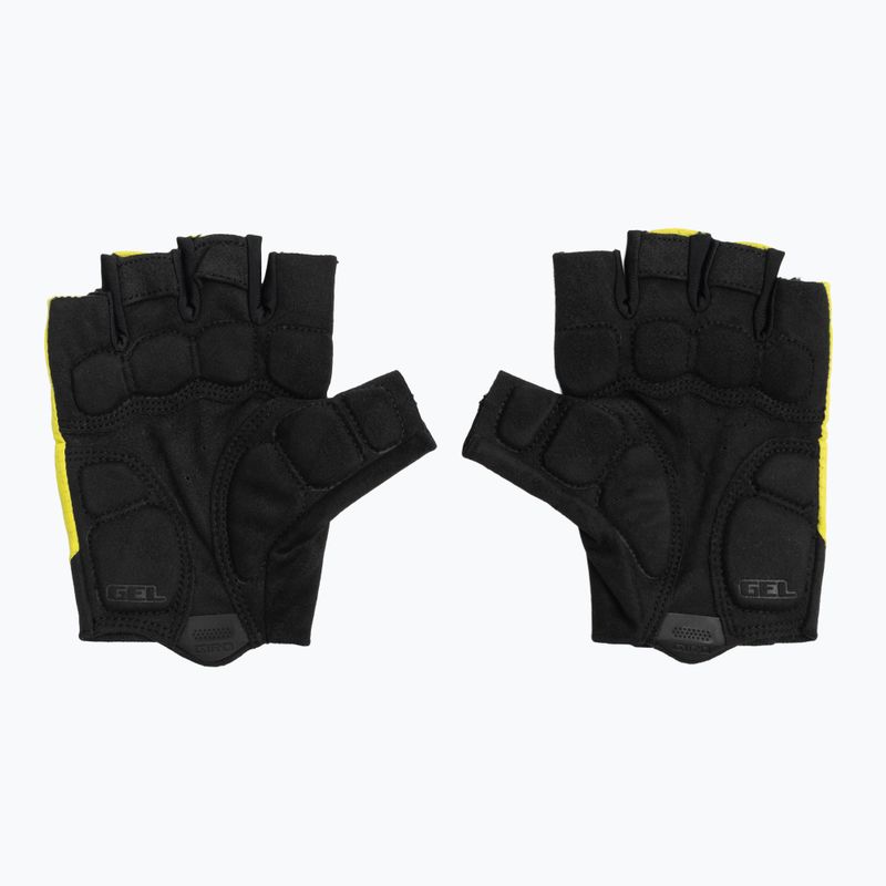 Rękawiczki rowerowe męskie Giro Bravo Gel II highlight yellow 3