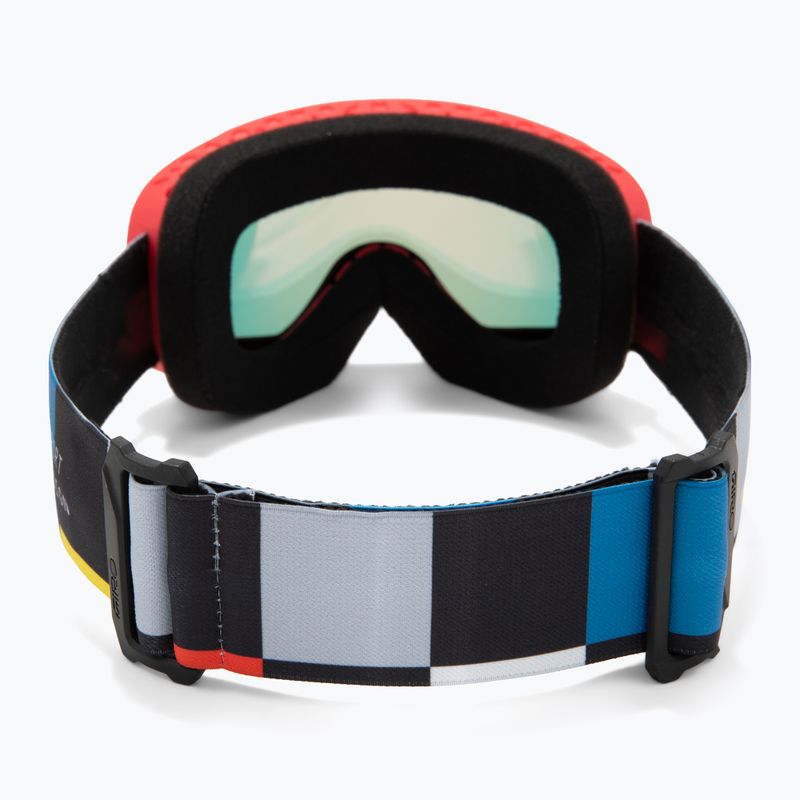 Gogle narciarskie dziecięce Giro Chico 2.0 Jr black blocks/amber scarlet 3