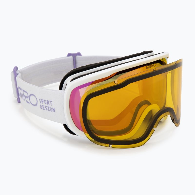 Gogle narciarskie Rossignol Otava S white/persimon