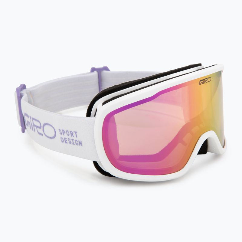 Gogle narciarskie damskie Giro Moxie mauve stacked/amber pink/yellow 2