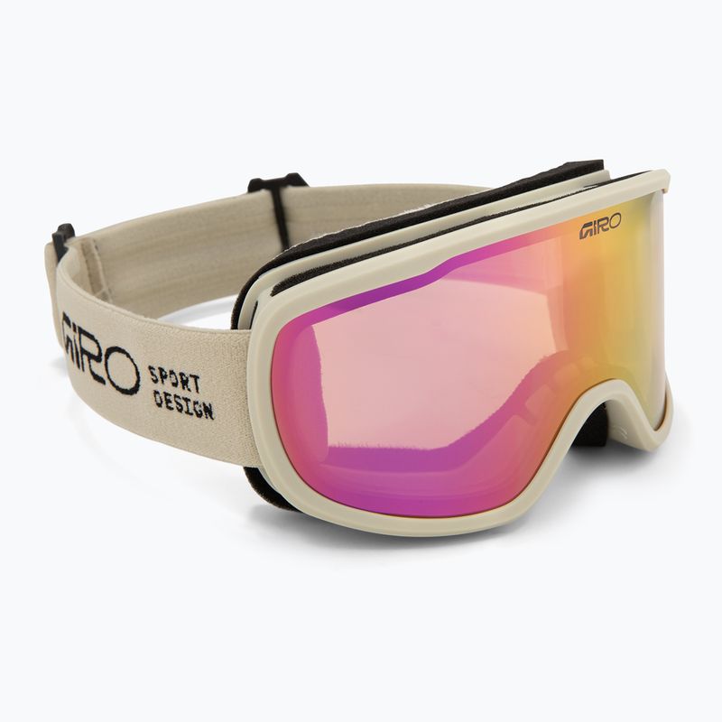 Gogle narciarskie damskie Giro Moxie stone stacked/amber pink/yellow 2