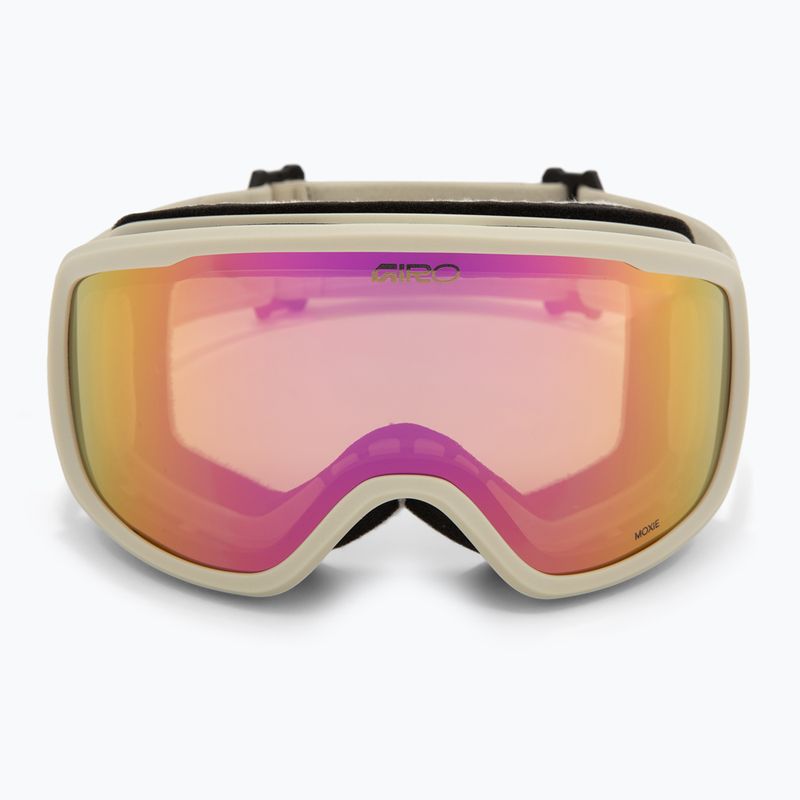 Gogle narciarskie damskie Giro Moxie stone stacked/amber pink/yellow 3