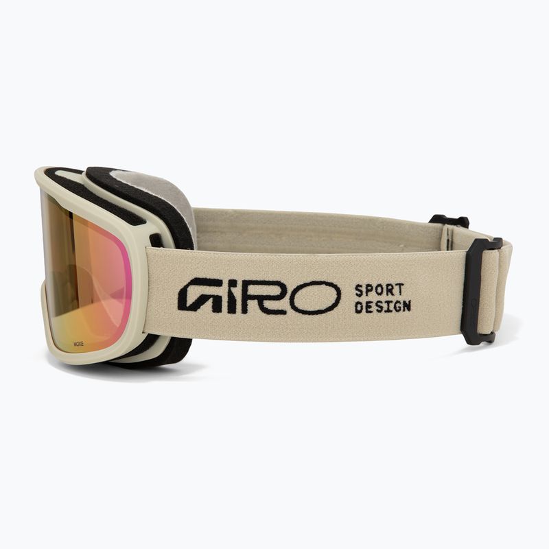 Gogle narciarskie damskie Giro Moxie stone stacked/amber pink/yellow 5