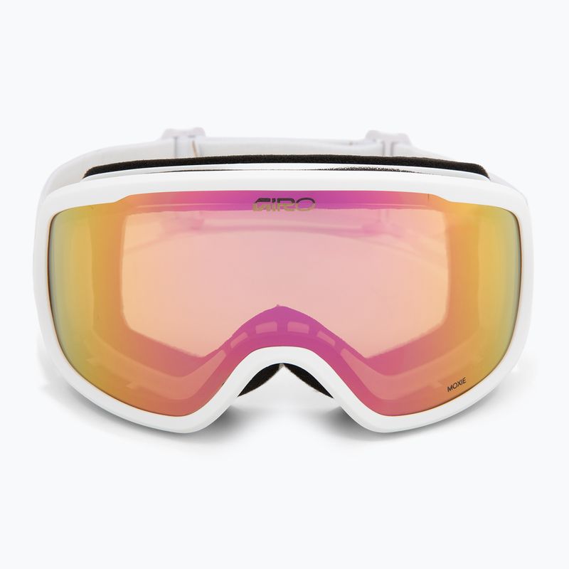 Gogle narciarskie damskie Giro Moxie white stacked/amber pink/yellow 3