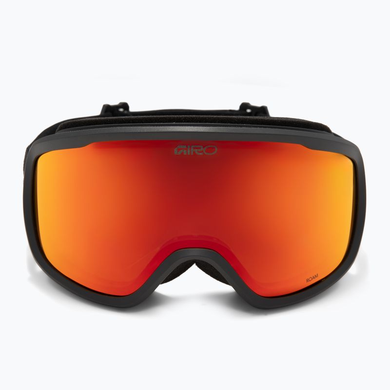 Gogle narciarskie Giro Roam black stacked/amber scarlet/yellow 3