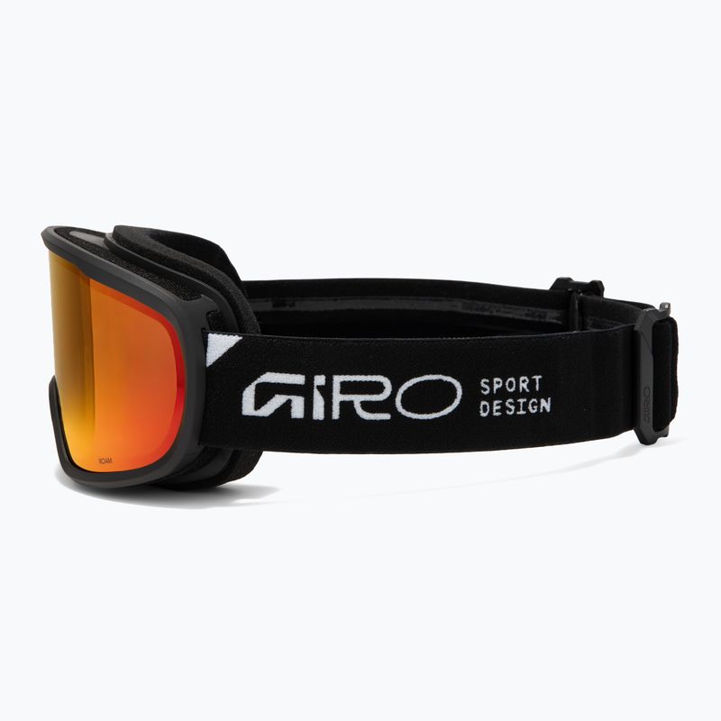 Gogle narciarskie Giro Roam black stacked/amber scarlet/yellow 5