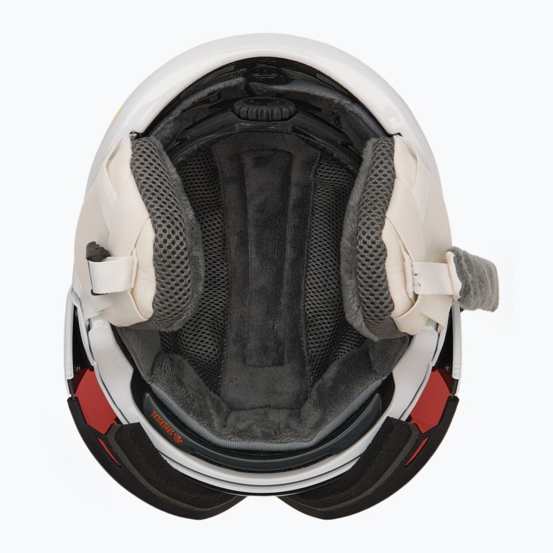 Kask narciarski damski Giro Aria Spherical Mips W matte white/vivid copper 8