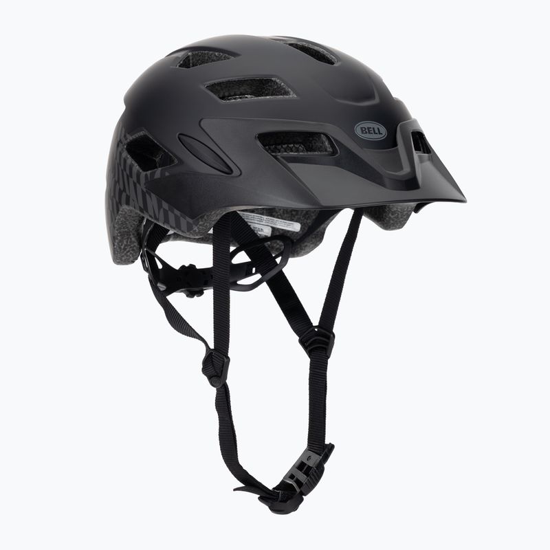 Kask rowerowy dziecięcy Bell Sidetrack Jr wavy checks/matte black