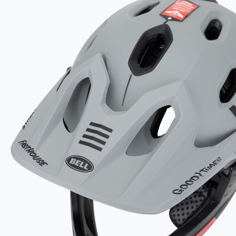 Kask rowerowy Bell FF Super DH MIPS Spherical matte gray/black 9