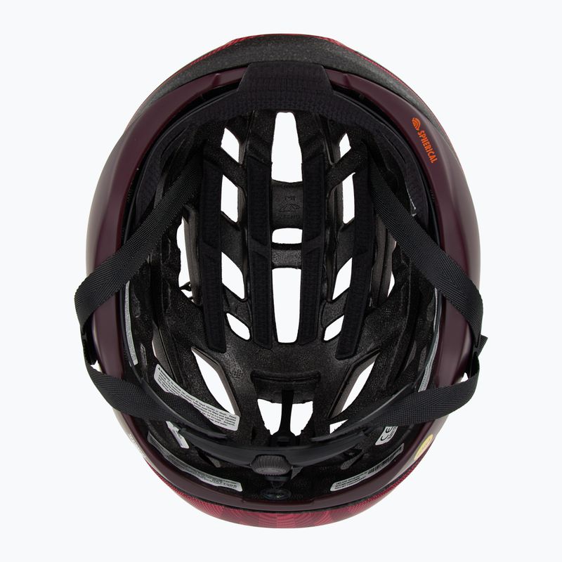 Kask rowerowy Giro Helios Spherical MIPS matte dark cherry towers 6