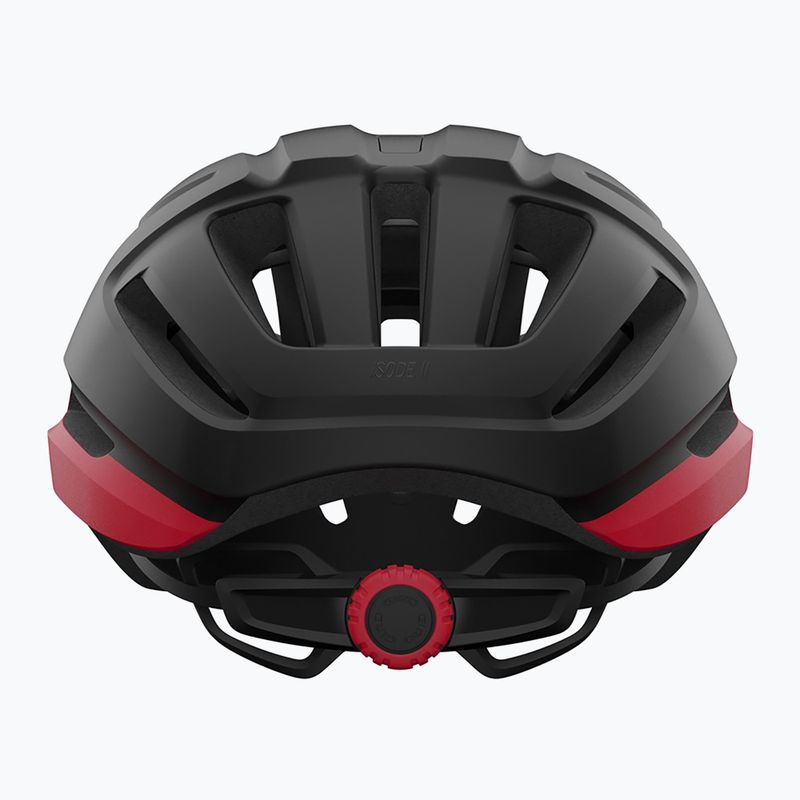 Kask rowerowy Giro Isode II matte black/red 8