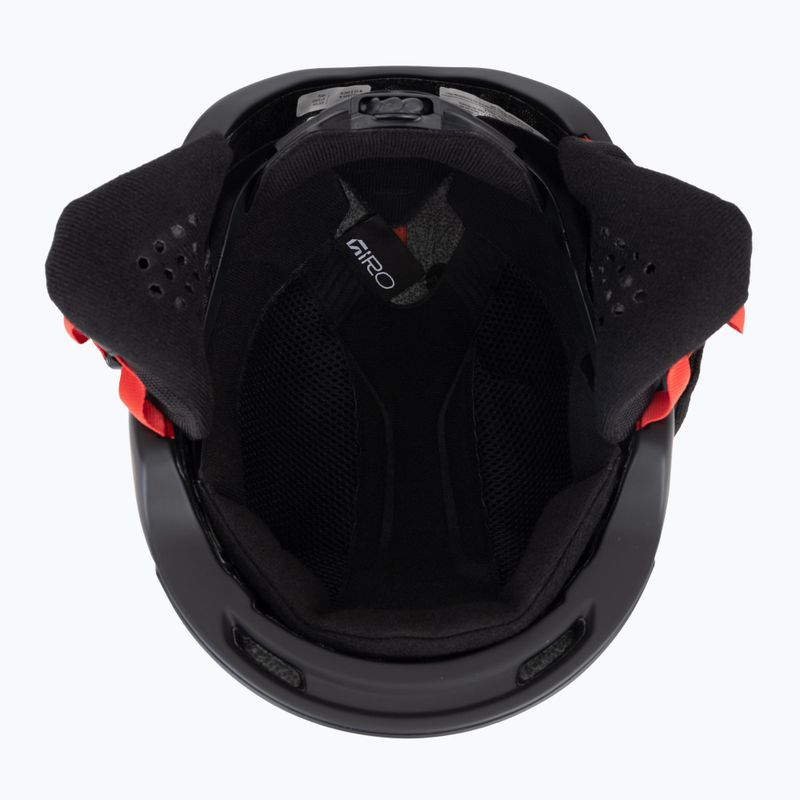 Kask narciarski Giro Neo matte black red 5