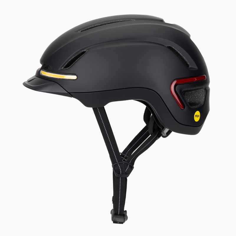 Kask rowerowy Giro Ethos Integrated MIPS LED matte black 3