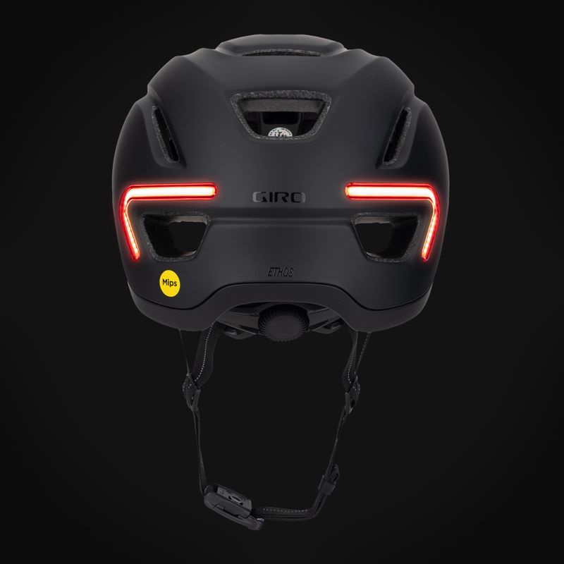 Kask rowerowy Giro Ethos Integrated MIPS LED matte black 8