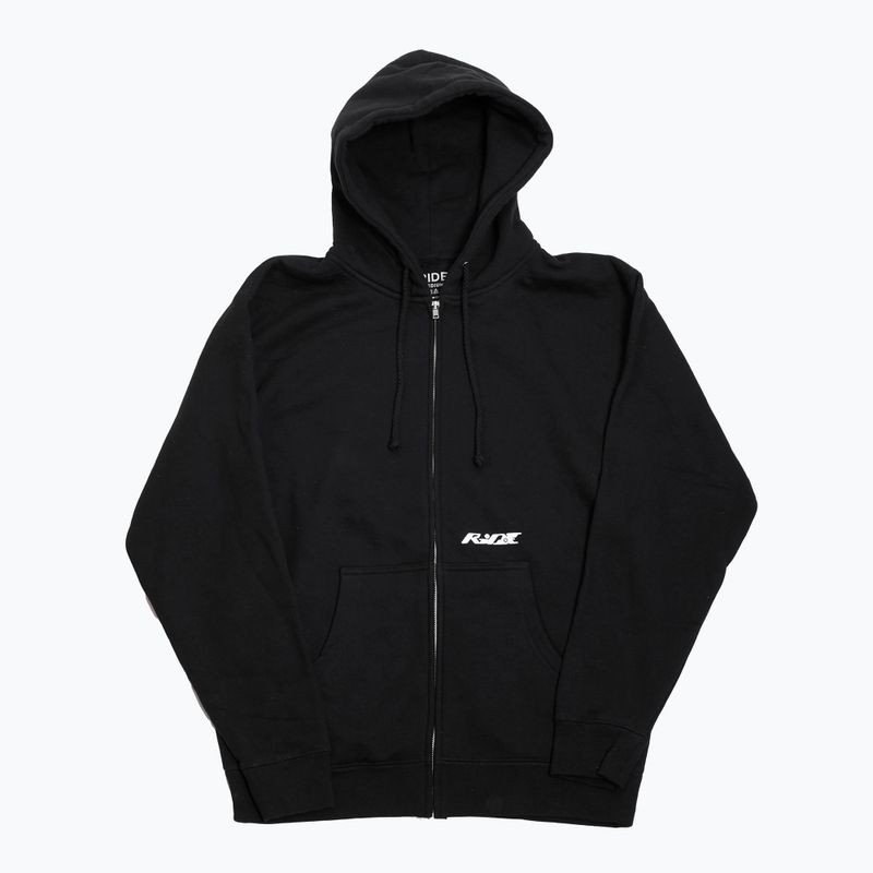 Bluza męska RIDE Techno FZ black