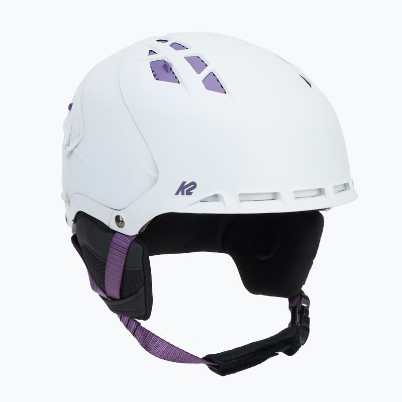 Kask narciarski z systemem audio K2 Virtue pearl white