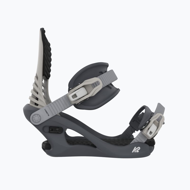 Wiązania snowboardowe damskie K2 Cassette grey 6