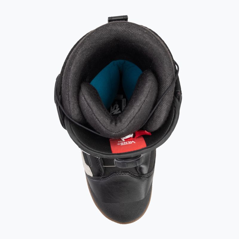 Buty snowboardowe męskie Vans Aura Pro black/white 5