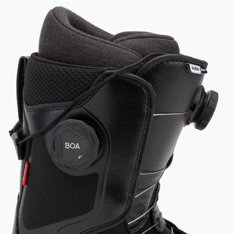 Buty snowboardowe męskie Vans Aura Pro black/white 8