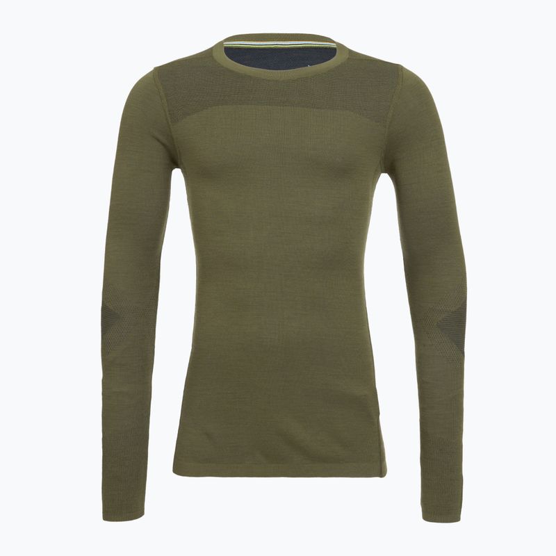 Bluza termoaktywna męska Smartwool Intraknit Merino 200 Crew winter moss