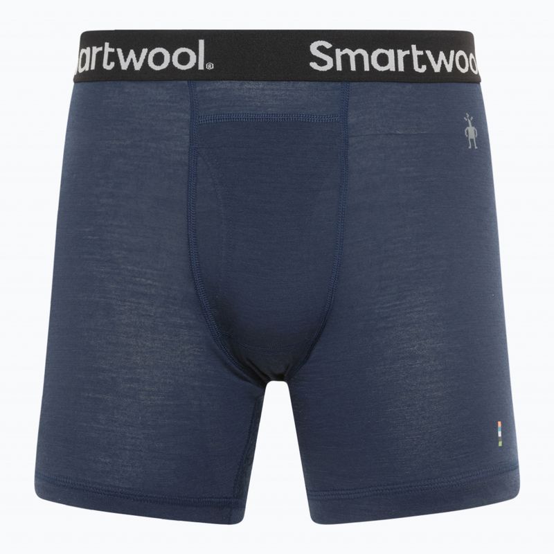 Bokserki termoaktywne męskie Smartwool Merino Boxer Brief Boxed deep navy