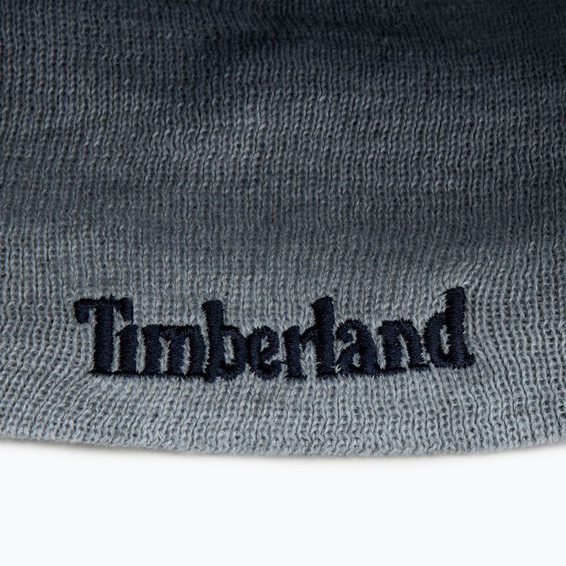 Czapka zimowa męska Timberland Reversible Logo Beanie peacoat 4