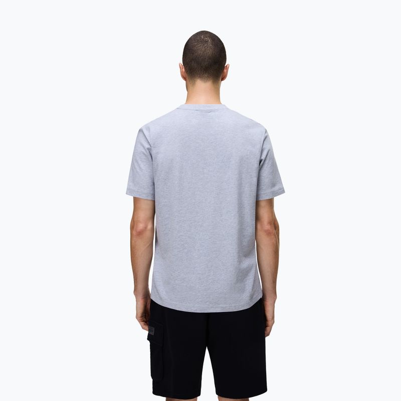 Koszulka męska Napapijri S-Box Logo light grey melange 2