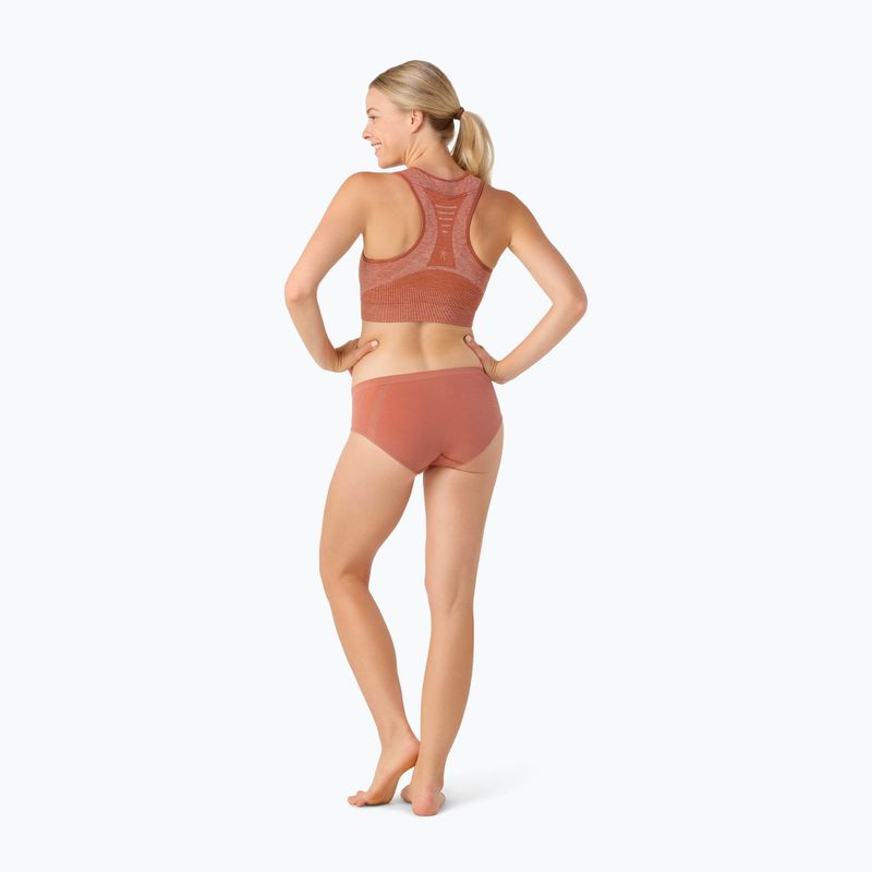 Biustonosz termoaktywny Smartwool Intraknit Racerback copper 3