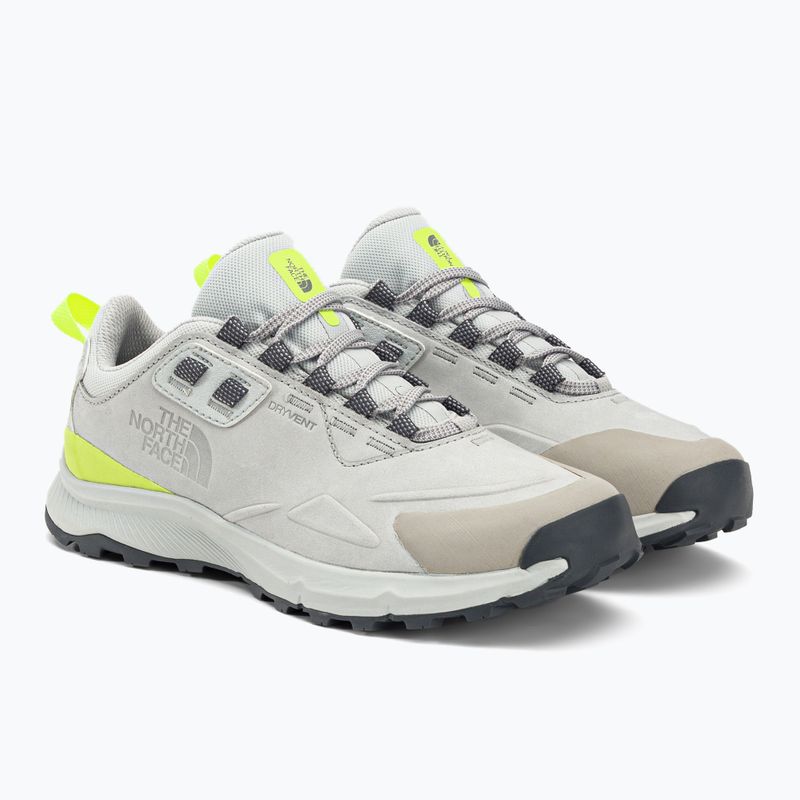 Buty turystyczne damskie The North Face Cragstone Leather WP tin grey/led yellow 4