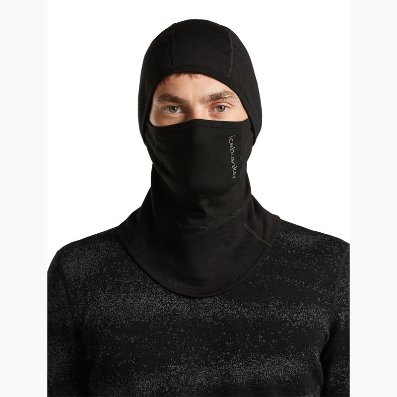 Kominiarka icebreaker Merino 360 RealFleece Elemental Balaclava black 5