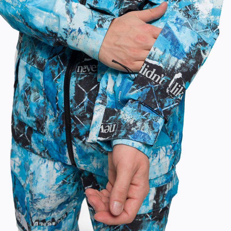 Kurtka snowboardowa męska The North Face Printed Dragline norse blue 8
