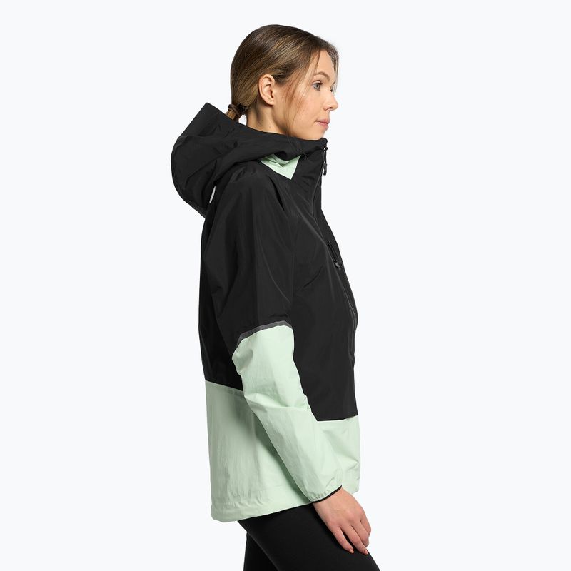 Kurtka skiturowa damska The North Face Dawn Turn 2.5 Cordura Shell black/patina green 3