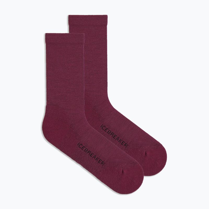 Skarpety damskie Icebreaker Merino Lifestyle Light Crew dark berry