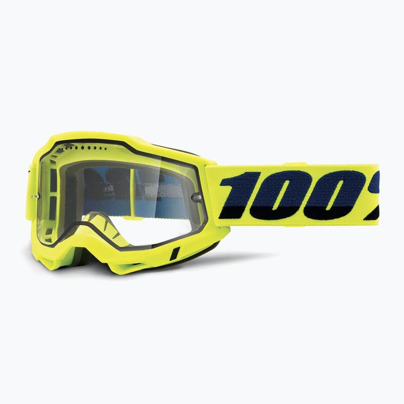 Gogle rowerowe 100% Accuri 2 Enduro MTB fluo/yellow/clear 5