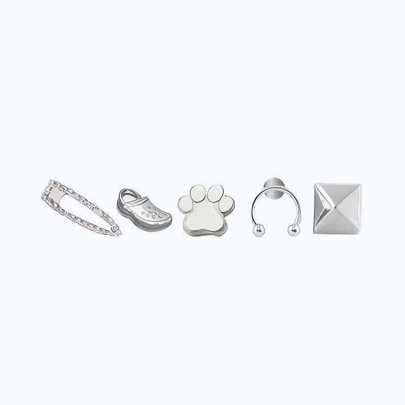 Przypinki Crocs Elevated Silver Sport elevated silver sport 5 pack 2
