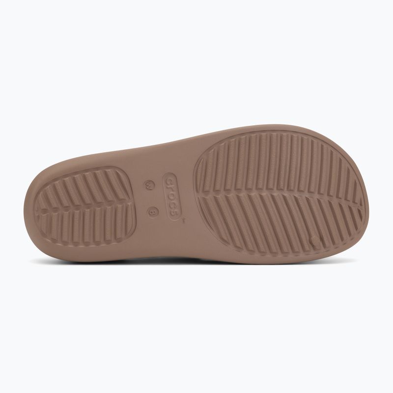 Klapki damskie Crocs Gateway Platform H-Strap latte 4