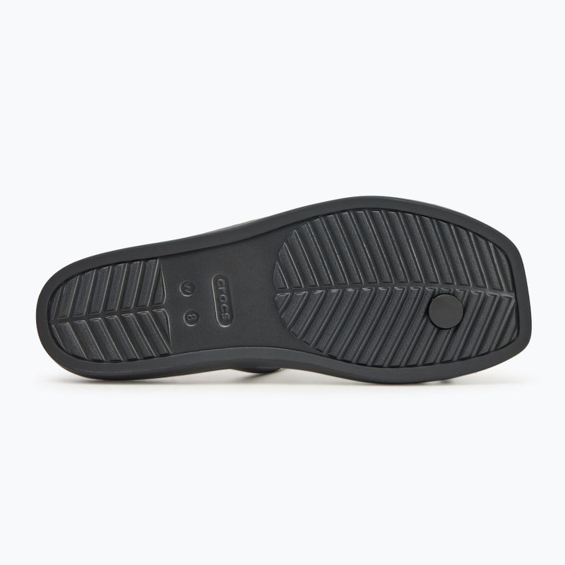 Klapki damskie Crocs Miami Toe Loop Sandal black 4
