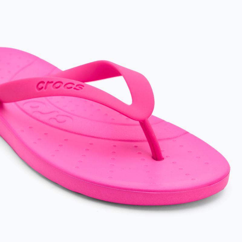 Japonki Crocs Flip pink crush 7