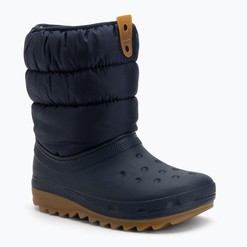 Śniegowce juniorskie Crocs Classic Neo Puff navy gum