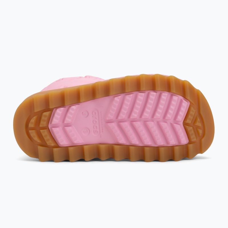 Śniegowce juniorskie Crocs Classic Neo Puff pink tweed/gum 4