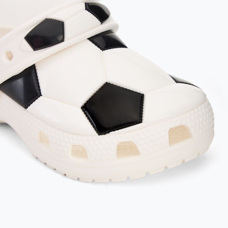Klapki dziecięce Crocs Classic Soccer Ball Clog Kids Toddler white/black 8