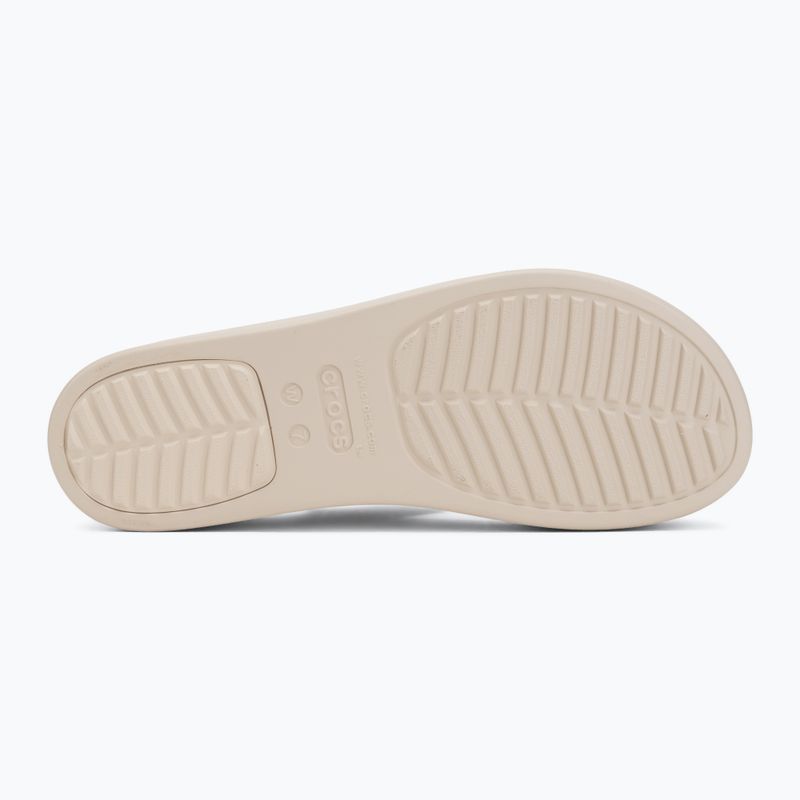 Sandały damskie Crocs Broklyn 4U stucco 4