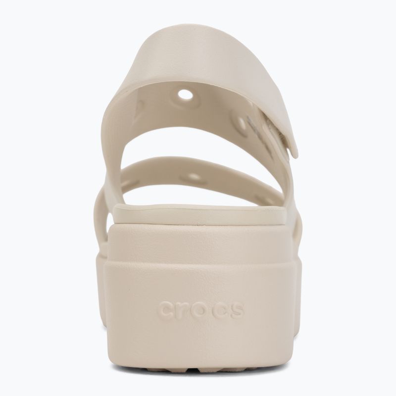 Sandały damskie Crocs Broklyn 4U stucco 6